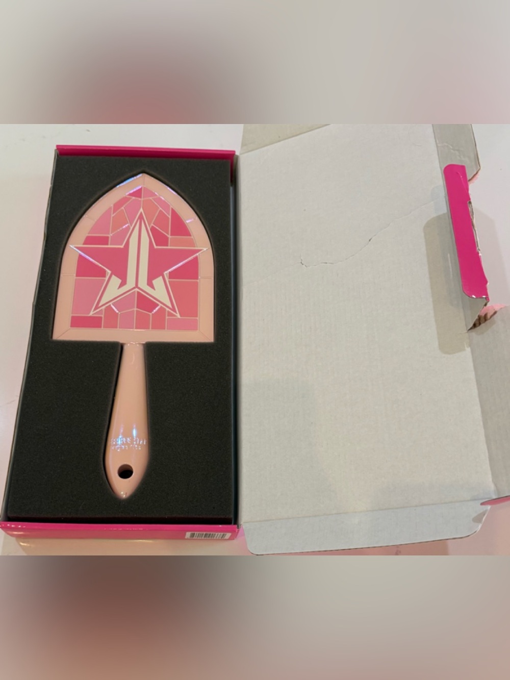 JEFFREE STAR COSMETICS - STAIN GLASS WINDOW STYLE - HAND MIRROR NEW NIB